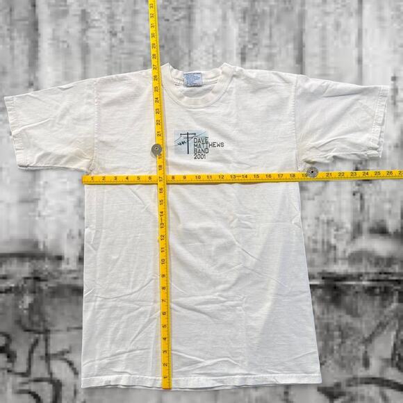 Vintage Dave Matthews Band 2001 Tour Tee – White – M – Made in USA - Picture 4 of 5